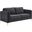 Kaiya Performance Velvet Sofa In Charcoal