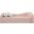 Kali Faux Shearling Teddy Fabric Sofa In Pink