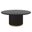Kalla 68 Inch Round Dining Table In Charcoal
