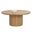 Kalla 68 Inch Round Dining Table In Rustic Oak
