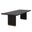 Kalla 96 Inch Rectangular Dining Table In Charcoal