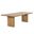 Kalla 96 Inch Rectangular Dining Table In Rustic Oak