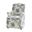 Kanrad Slipcover Dining Chair With Casters In Jeacobean