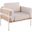 Kari Accent Chair In Natural and Cream