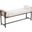 Kari Bench In White and Brown
