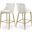 Karina Velvet Stool Set of 2 In Cream