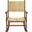 Karson Rocking Chair In Caramel and Natural