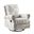 Kaspar Manual Swivel Glider Recliner In Beige