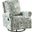 Kaspar Manual Swivel Glider Recliner In Blue