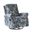 Kaspar Manual Swivel Glider Recliner In Damask