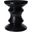 Katara Concrete Accent Stool in Black