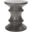Katara Concrete Accent Stool in Dark Grey