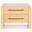 Katrina Wood 2 Drawer Nightstand In Natural and Black