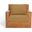 Kauai Brazil Teak Patio Chair In Natural and Brown
