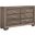 Kauffman 6-drawer Dresser Washed Taupe