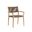 Kavala Stackable Dining Armchair Set of 2 In Natural