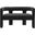 Kayla Boucle Upholstered Loveseat In Black