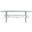 Kayley Glass Coffee Table In White
