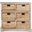 Keenan Vintage White 6 Wicker Basket Storage Chest