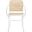 Keiko White and Natural Cane Dining Chair