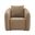 Keith Chair with Pillow In Brown Chenille