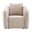 Keith Chair with Pillow In Beige Chenille