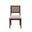Kelly Armless Dining Chair Set of 2 In Brown