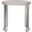 Kelly Taupe and Black Scandinavian Lacquer Side Table