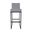 Kelsey 26 Inch Counter Height Stool In Sable Onyx and Charcoal Gray