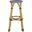 Kelsey Navy and White Indoor/Outdoor Counter Stool