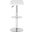 Kemonti White Swivel Bar Stool