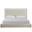 Kendall Bed Queen In White Oak
