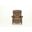 Kendall Push Thru The Arms Recliner In Walnut