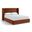 Kendall Velvet Upholstered Full Bed In Cognac
