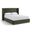 Kendall Velvet Upholstered Full Bed In Green