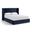 Kendall Velvet Upholstered Full Bed In Navy