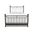 Kenna Queen Complete Bed with Metal Profile In Weathered Bronze