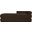Kennedy Faux Shearling Teddy Fabric Bench In Brown