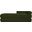 Kennedy Faux Shearling Teddy Fabric Bench In Green