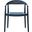 Kennedy Set of 2 Stackable Armchair In Anthracite