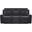 Kennett Chenille Upholstered Power Reclining Sofa In Dark Grey