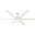 Kennicott 60 Inch Energy Star Damp Rated Ceiling Fan and Handheld Remote In Fresh White