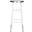 Kenzie White 30 Inch Silver Dipped Bar Stool