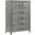 Kenzo 5 Drawer Chest In Gray