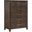 Kenzo 5 Drawer Chest In Walnut