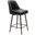Keppel Swivel Counter Stool In Black and Bronze