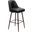 Keppel Swivel Barstool In Black and Bronze
