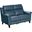 Kester Power Reclining Loveseat in Masen Bluegray Leather