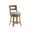Key Biscayne Bay Harbour Swivel Counter Stool In Sunwashed