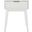 Keya 1 Drawer Accent Table in White